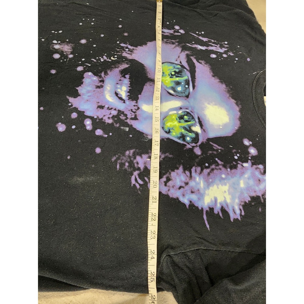 🌌VTG Jerry Garcia Liquid Blue 2XL Cosmic Grateful Dead Graphic Tee Y2K band Tee - Picture 8 of 10